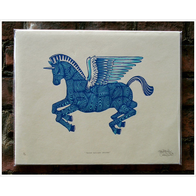 Trojan Unicorn Pegasus by Paul Roden