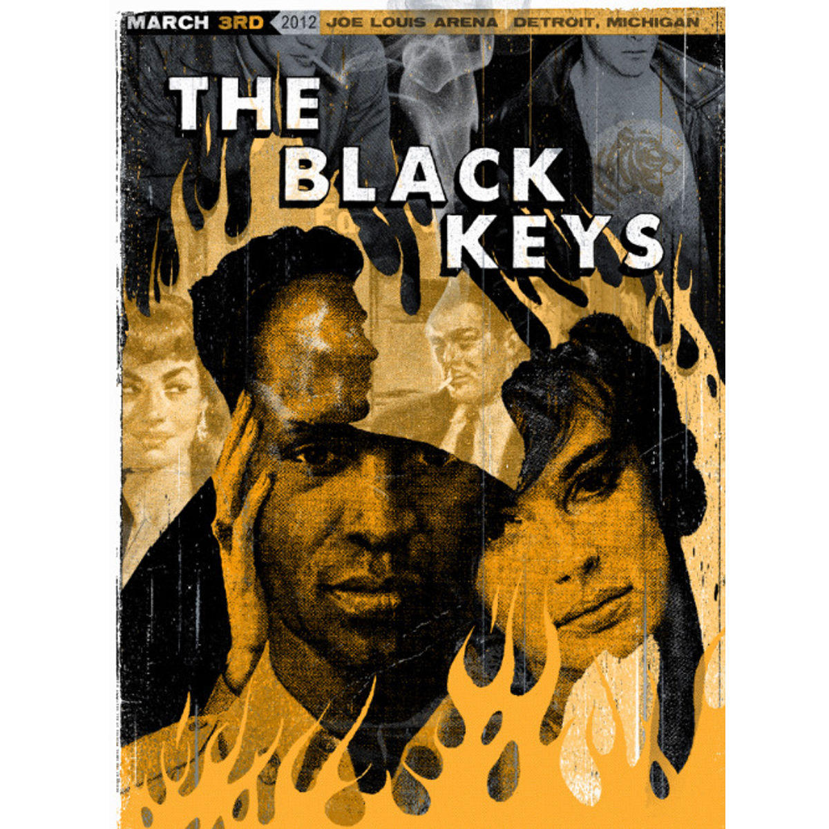 The Black Keys - Detroit, MI 2012 (GID Variant)