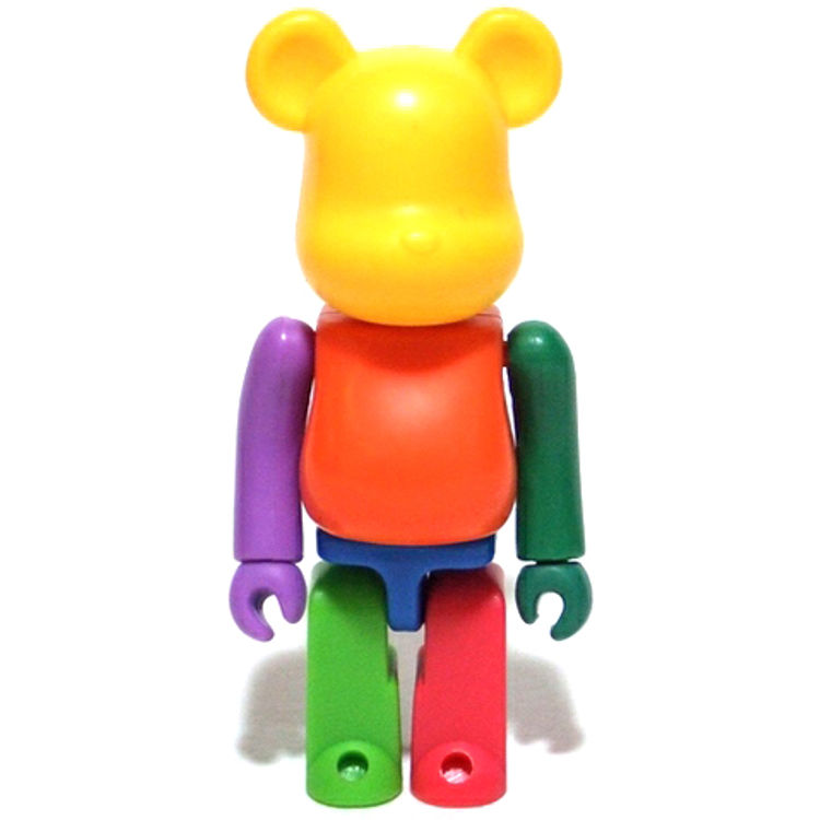 Be@rbrick Rainbow - Yellow Head by Eric So