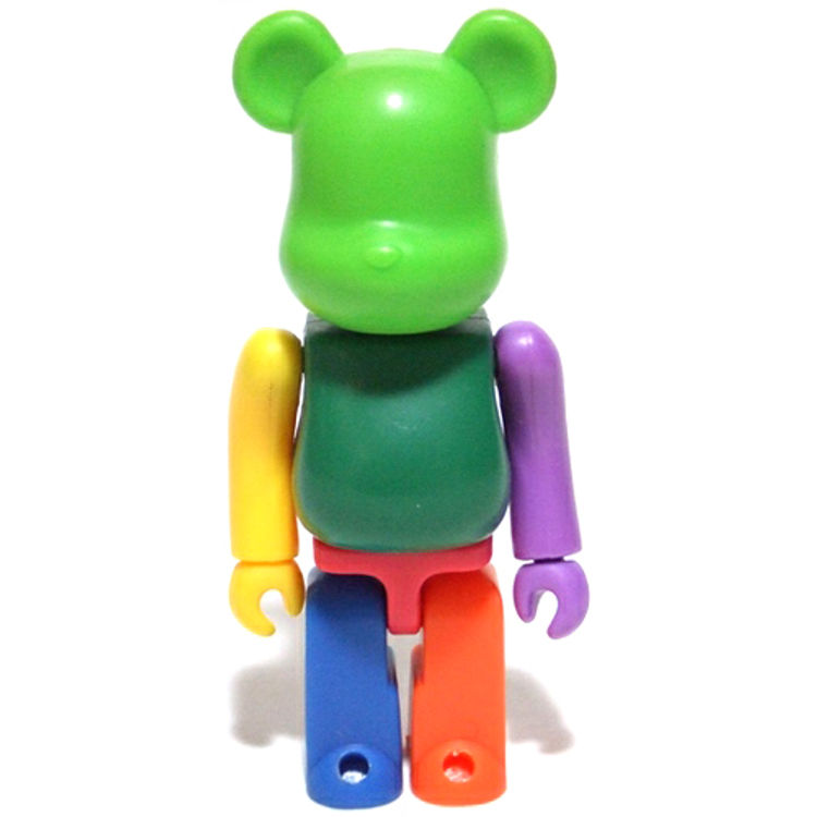 Be@rbrick Rainbow - Green Head by Eric So