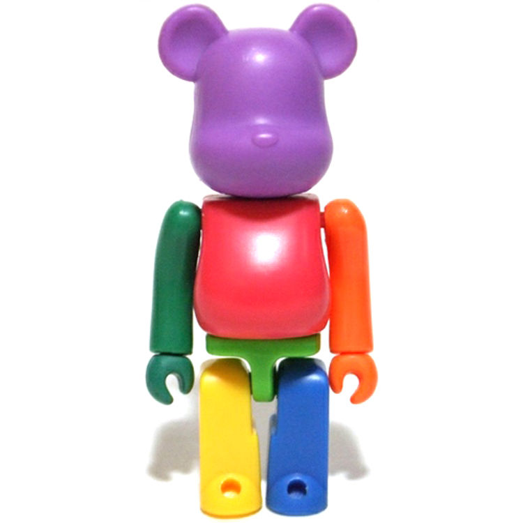 Be@rbrick Rainbow - Purple Head by Eric So