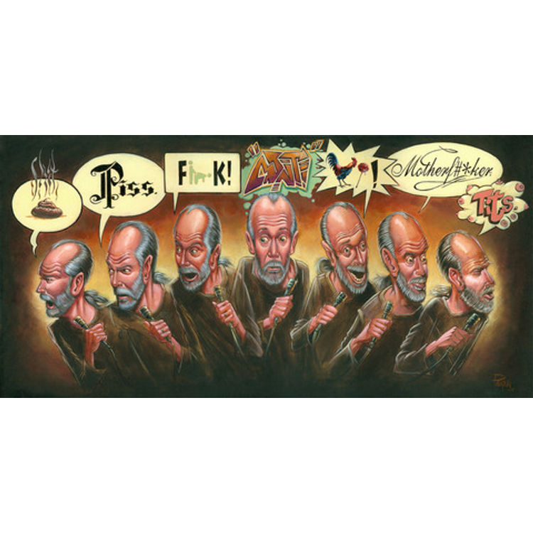 George Carlin's 7 Dirty Words by Augie Pagan