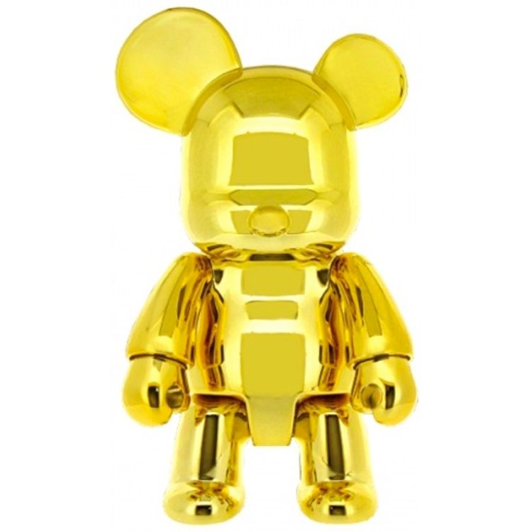 Metallic Bear Qee 7" - Gold by Toy2r