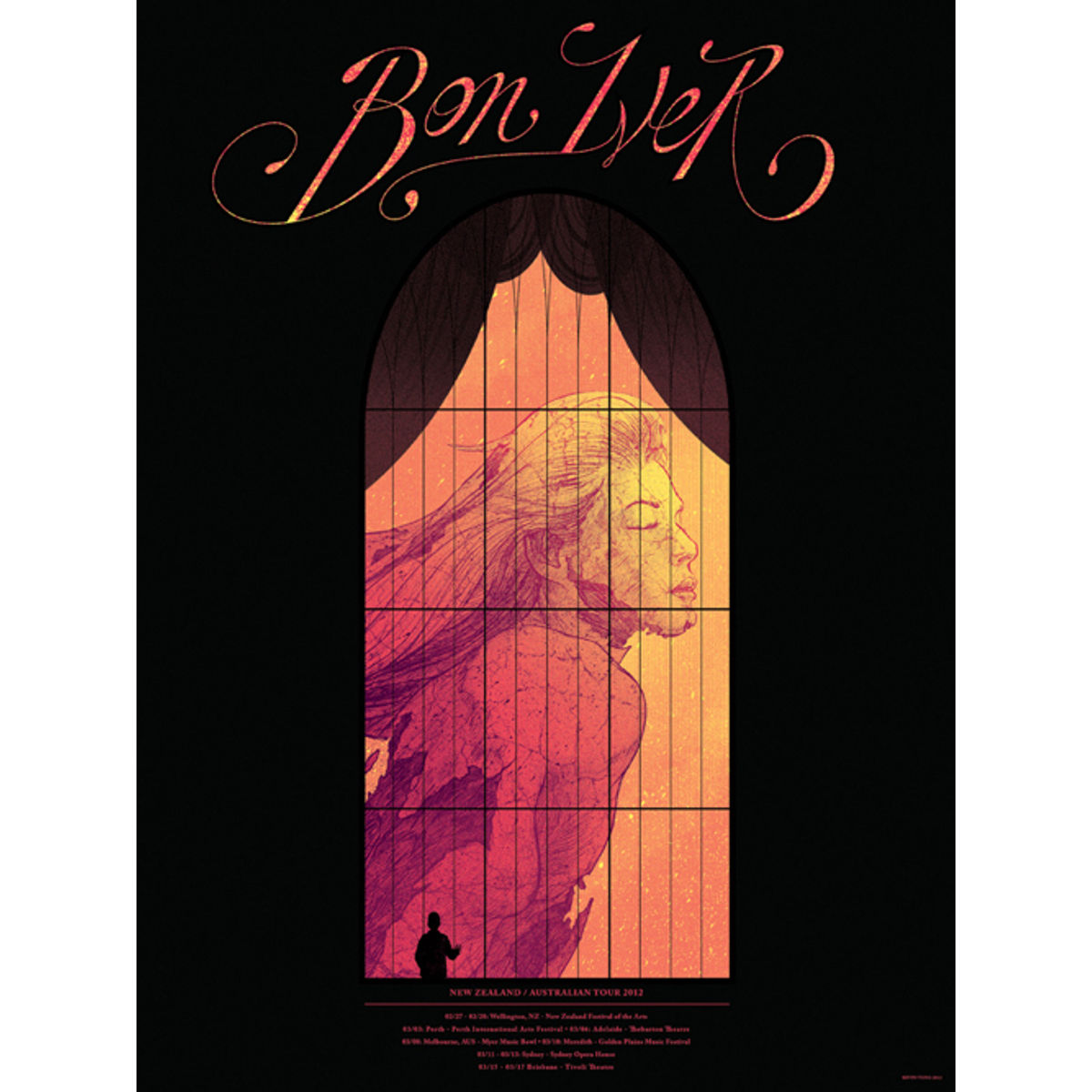 Bon Iver - Tour Poster