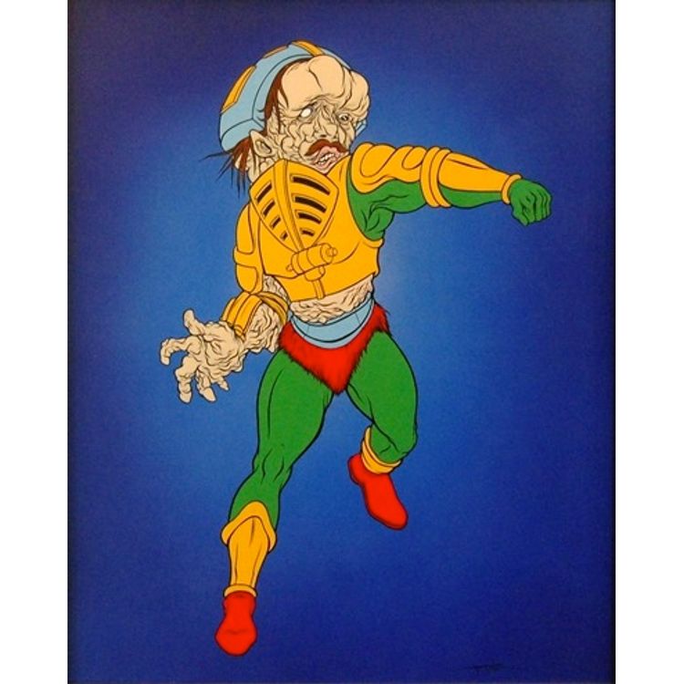 Elephant Man-at-Arms by Alex Pardee