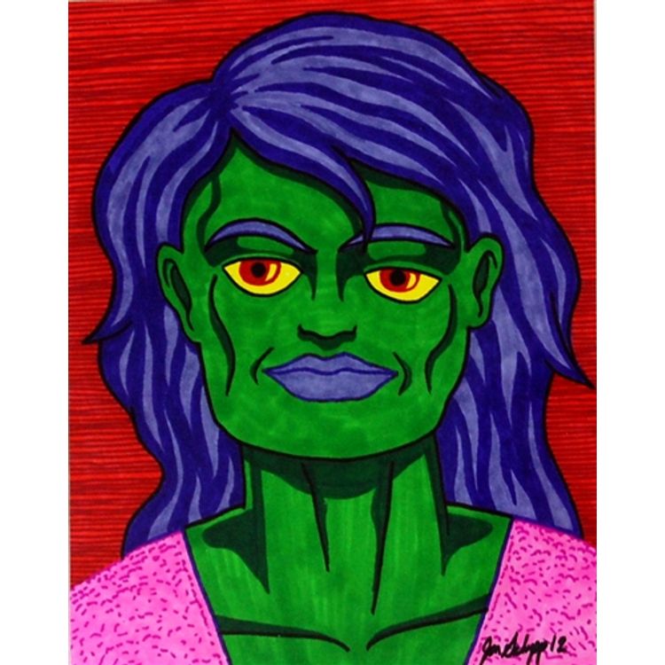 Hulk Family Cheryl Hulk by Jon Schnepp