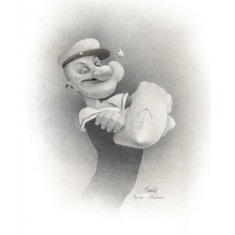 Spinach Eater, Sailor, Olive-lover by Travis Louie