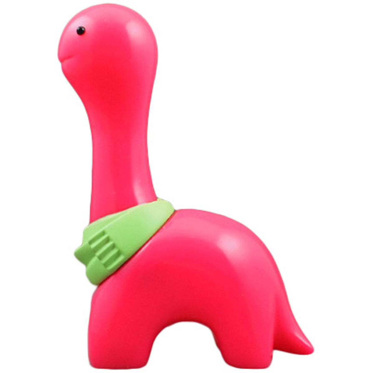 Wool - Pink with Green scarf