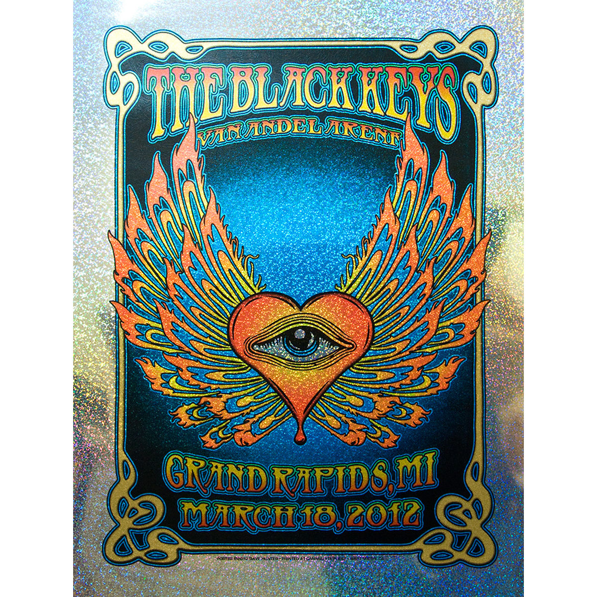 The Black Keys - Grand Rapids, MI, 2012 (Sparkle Foil Edition)