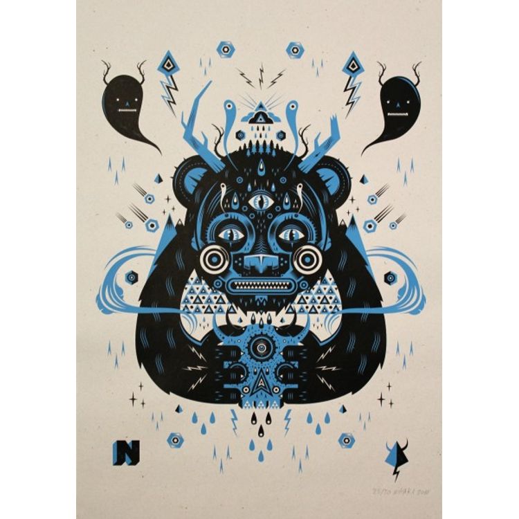 Mystic Bear by Niark1 (Sebastien Feraut)