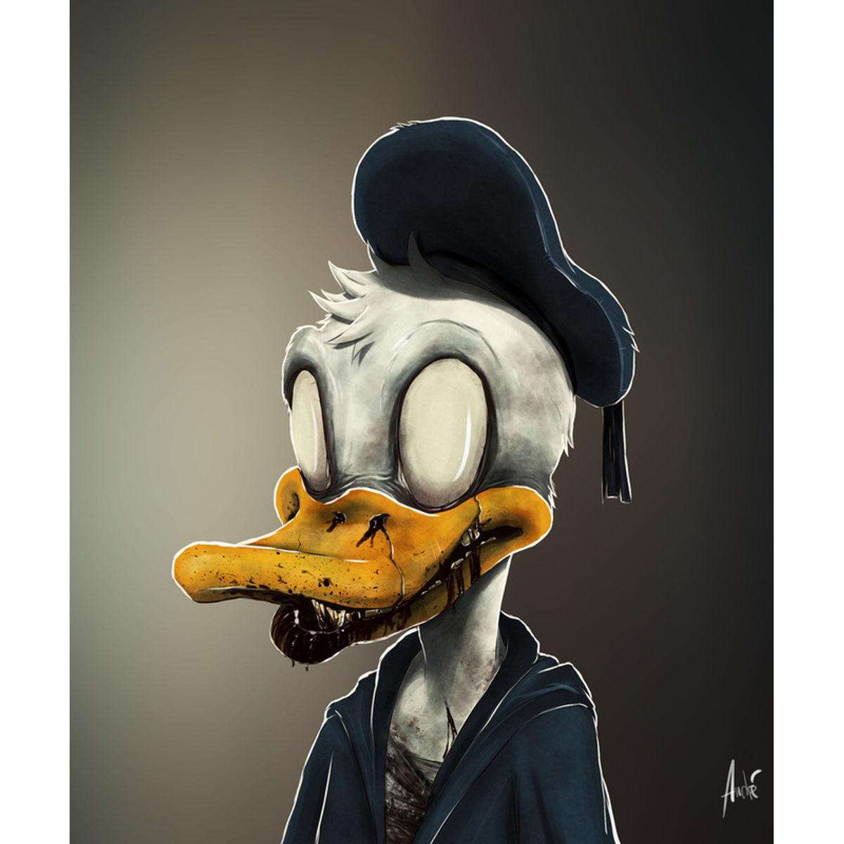 Zombie Donald Duck
