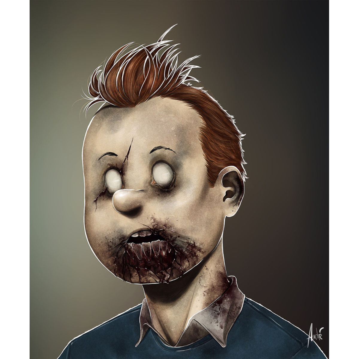 Zombie Tintin