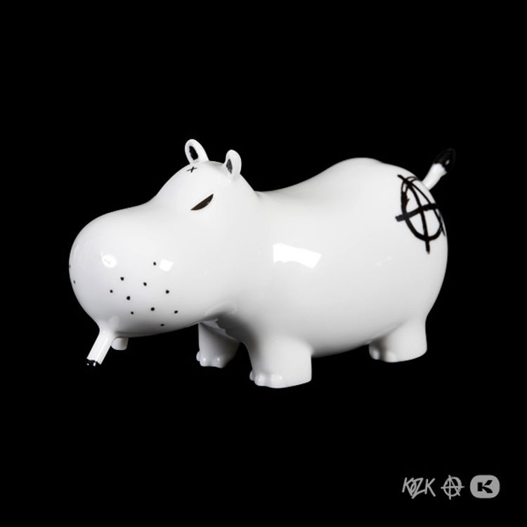 Potamus Black by Frank Kozik