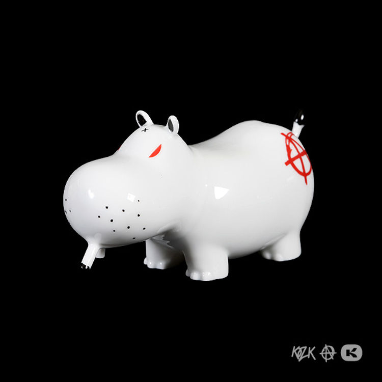 Potamus Red by Frank Kozik
