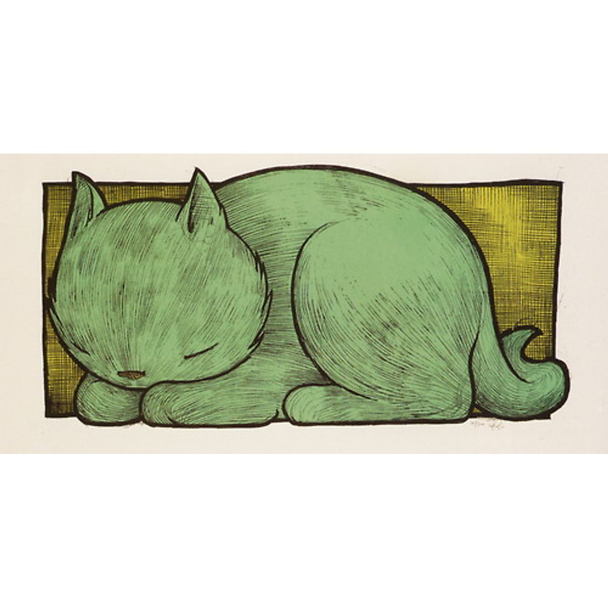 Sleeping Akiko - 24" x 12"