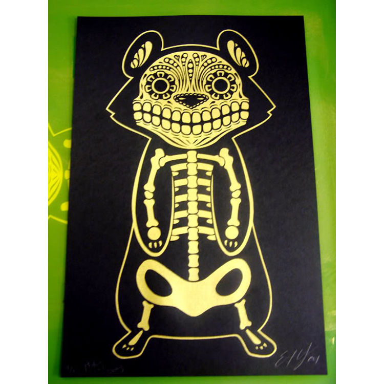 Bear Of The Dead (Gold Version) by Philip Lumbang