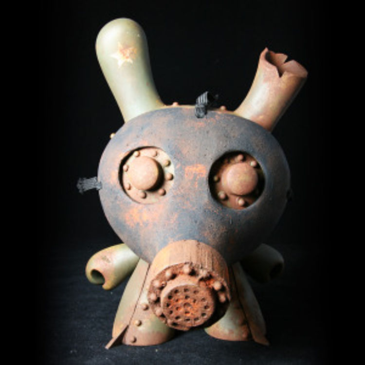 Gas Mask 8 inch Dunny No. 5 by DrilOne