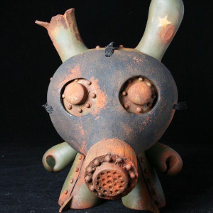 Gas Mask 8 inch Dunny No. 7 by DrilOne