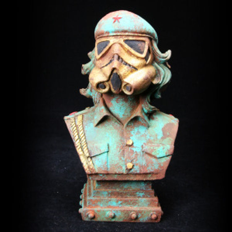 Vintage Che Trooper Bust (Gold Mask) by DrilOne
