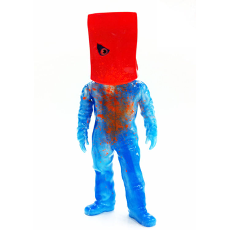 666 Skullman - Secret Base Orange Blood Splash by Balzac