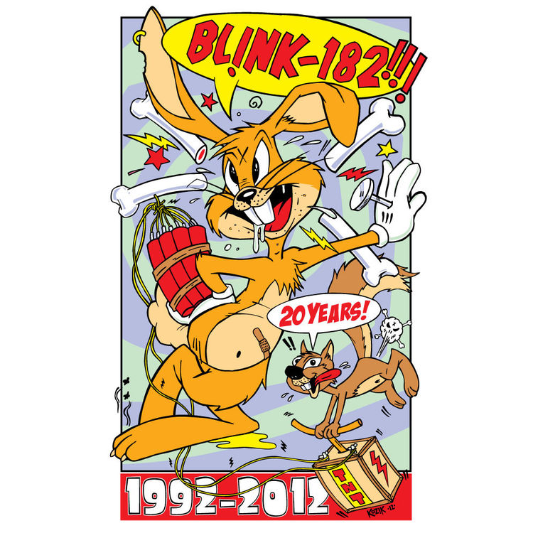 Blink-182 - 20th Anniversary by Frank Kozik