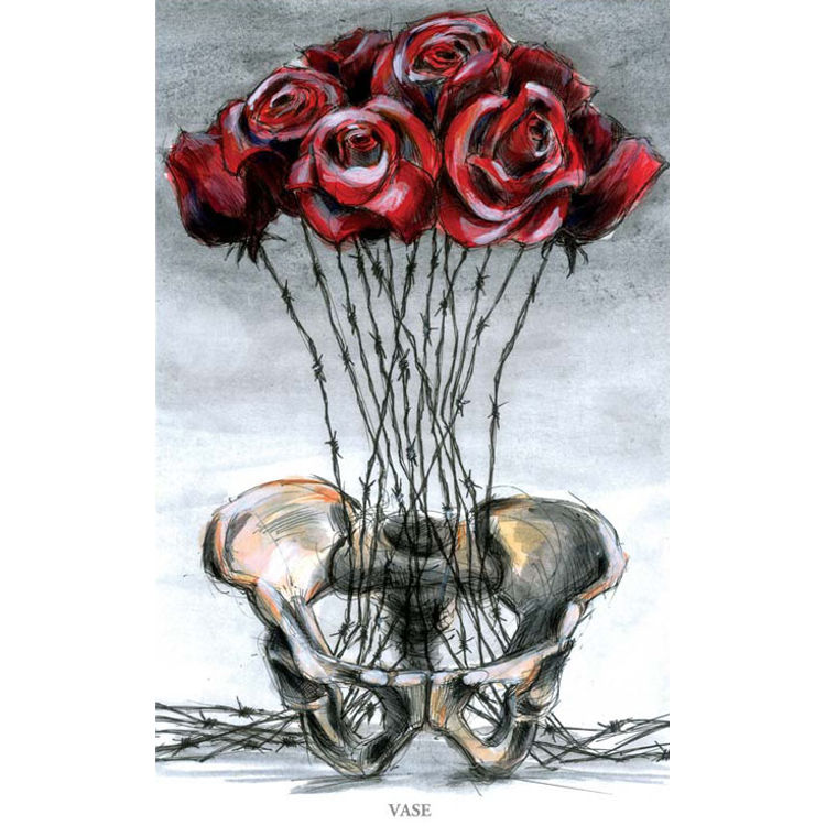 Vase by Derek Hess