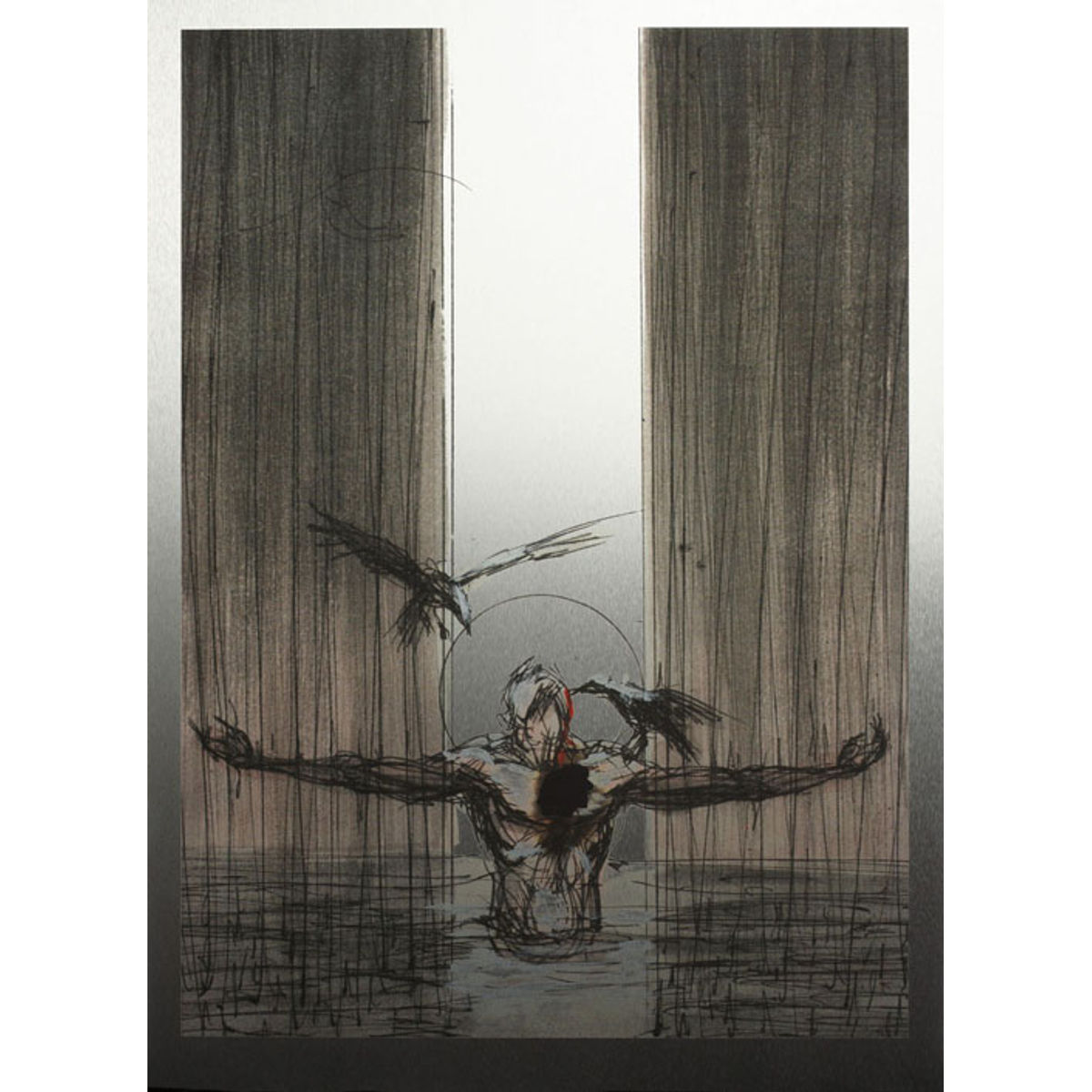 Flood Damage Brushed Aluminum