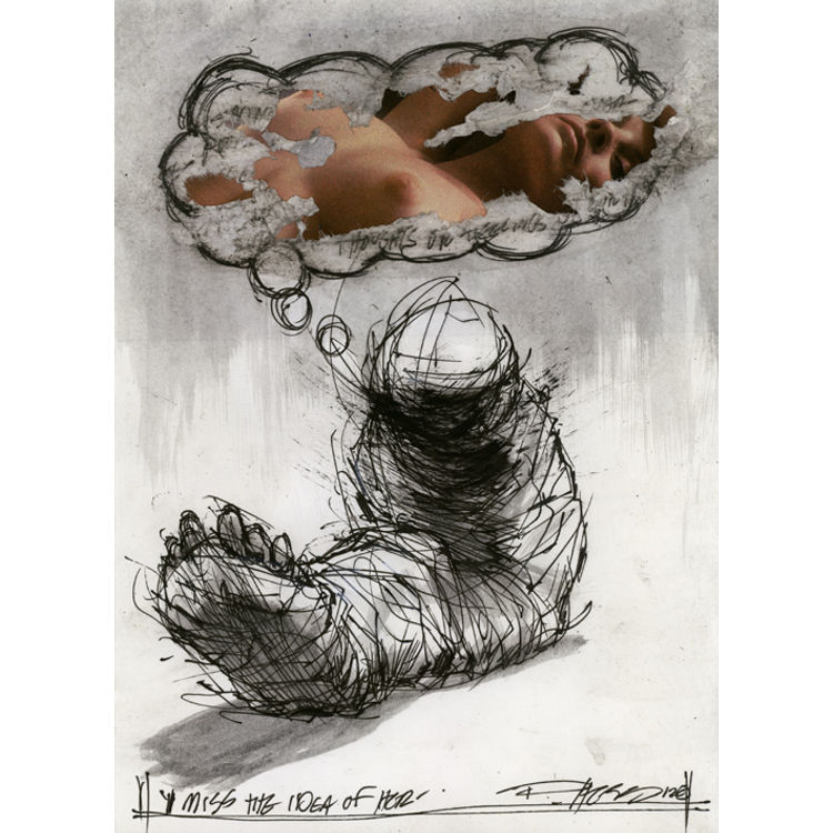 I Miss The Idea Of Her by Derek Hess