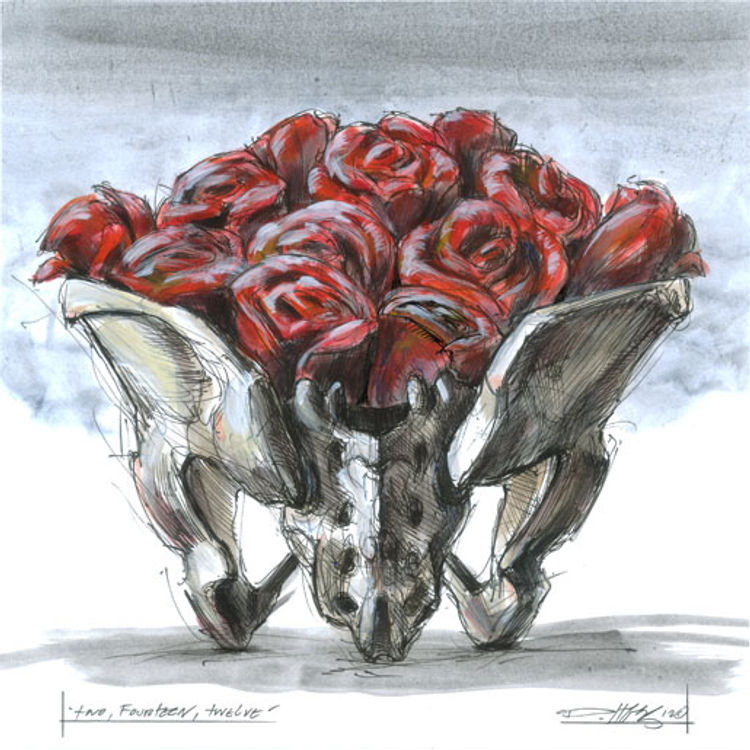 Two, Fourteen, Twelve by Derek Hess