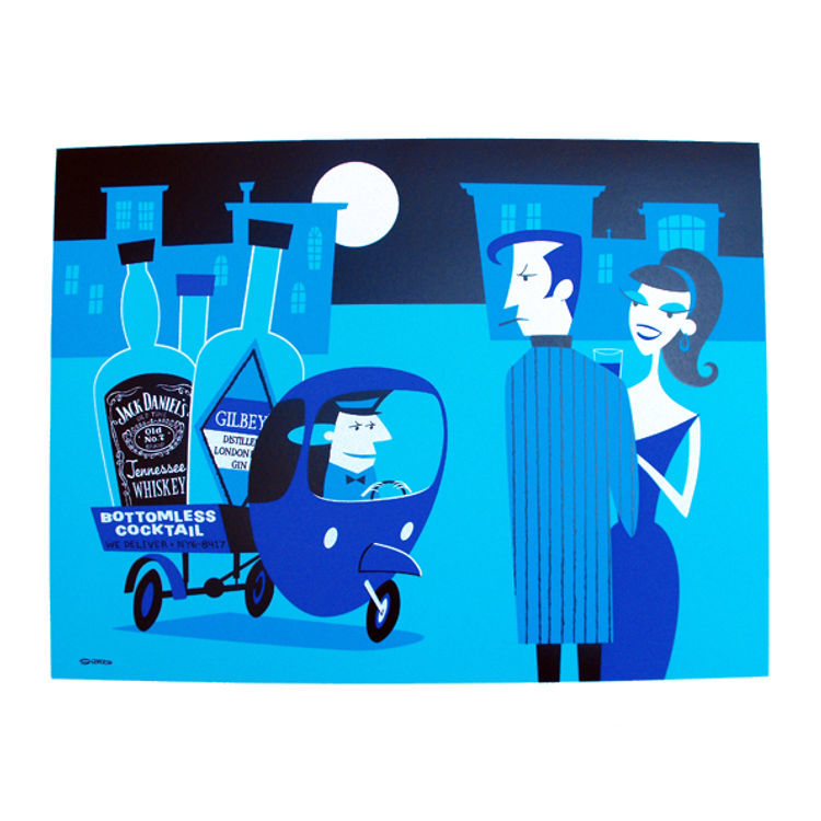 Cocktail Delivery by Shag (Josh Agle)