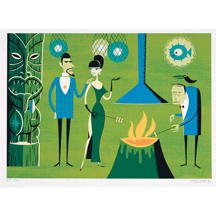 Little Inferno by Shag (Josh Agle)
