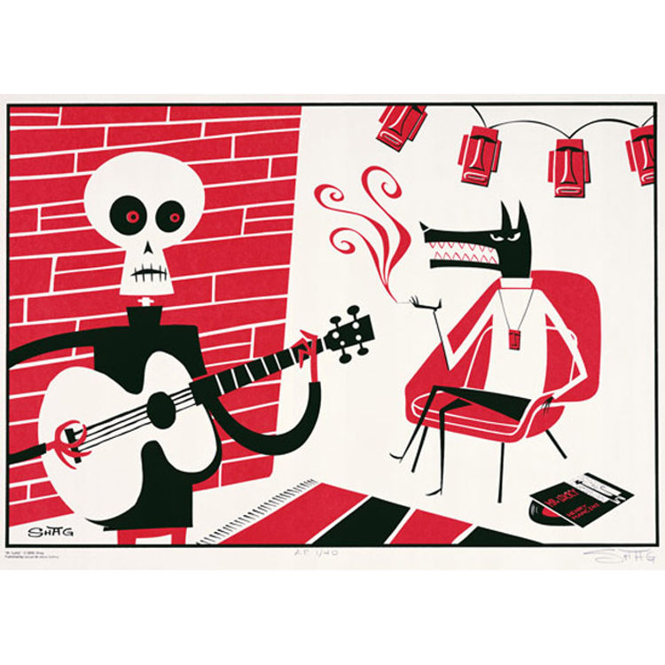 Mr. Lucky by Shag (Josh Agle)