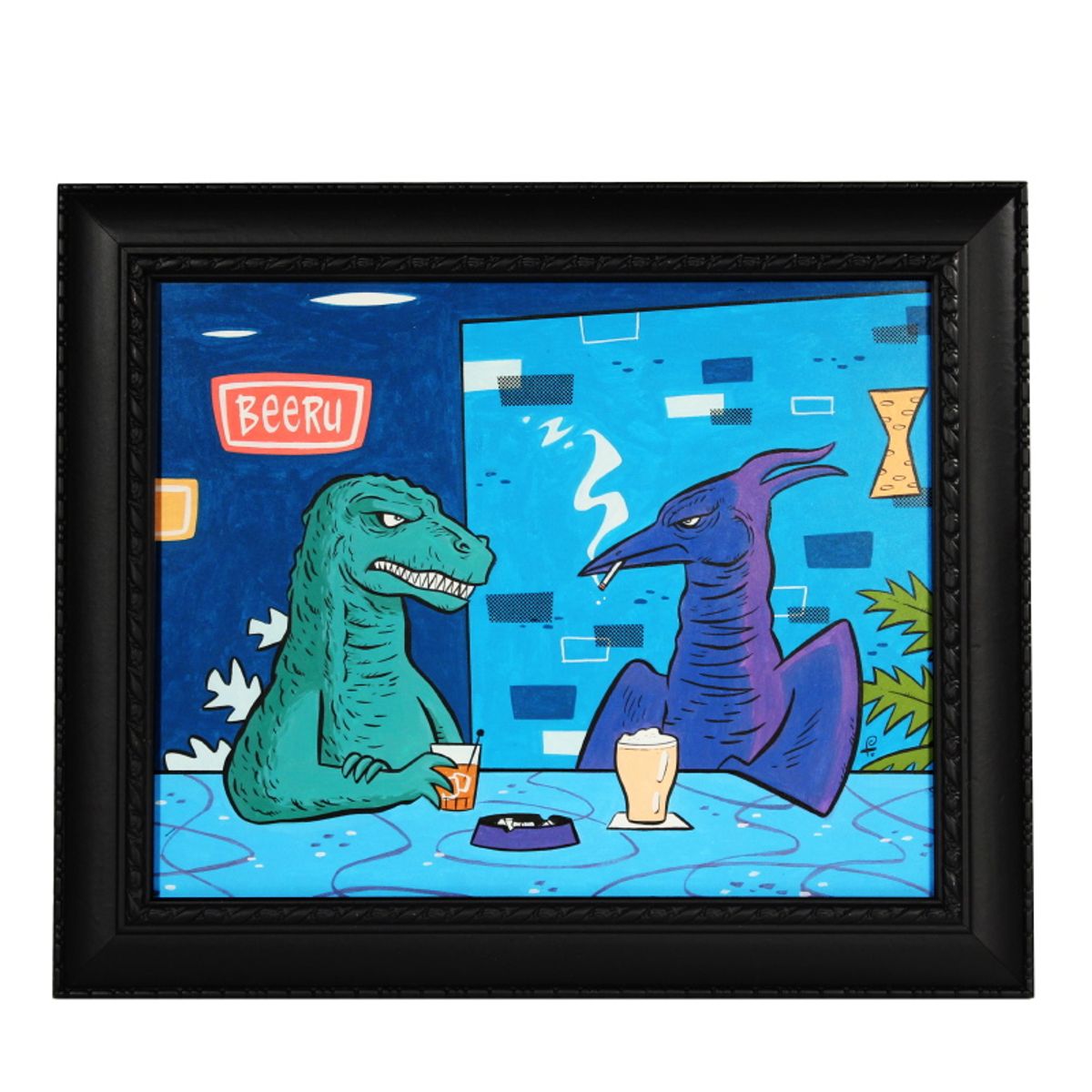 Drinking Contest: Godzilla vs. Rodan