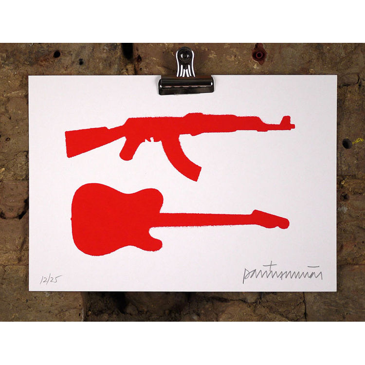 protest stencil print 4 by Patrick Thomas