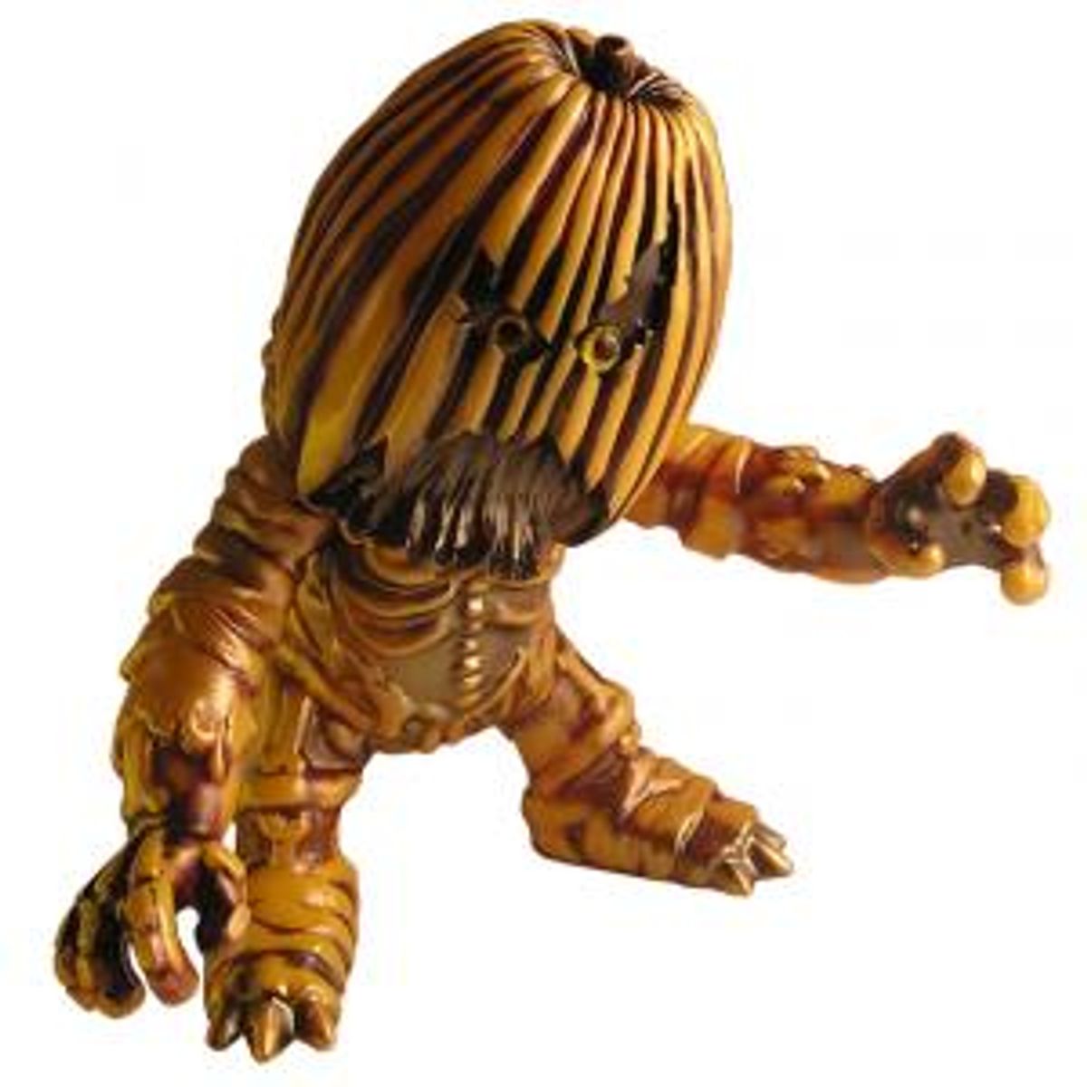 Screaming Pumpkin Skull Zombi - Yellow