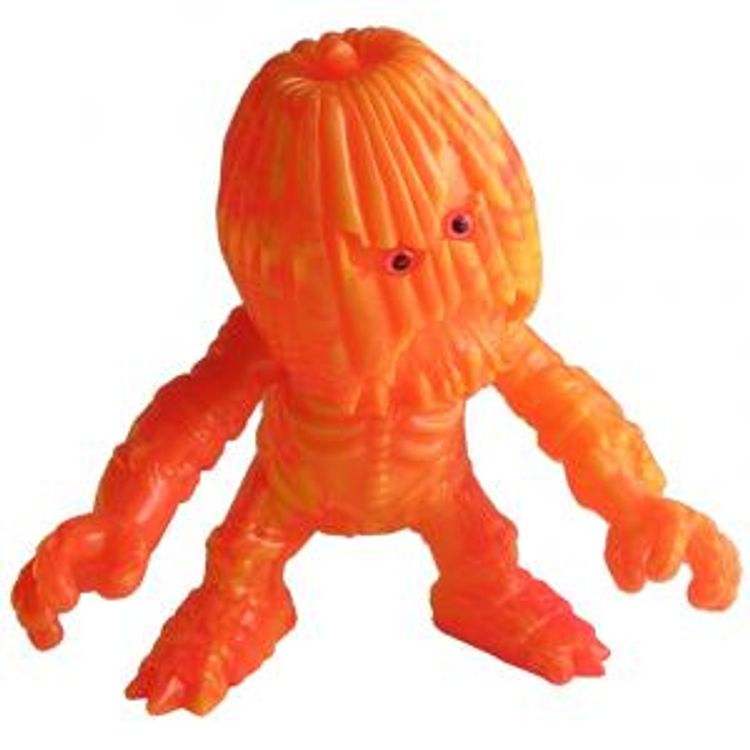 Screaming Pumpkin Skull Zombi - Orange by Vinyl Junkies