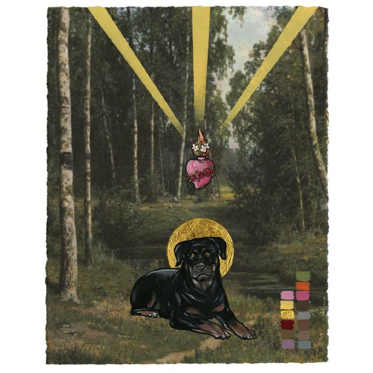 Untitled (Saint Dog) by Steve Seeley