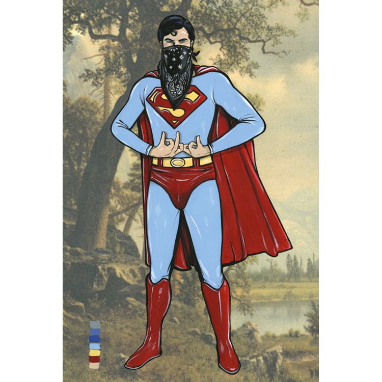 Untitled (Blood Superman) by Steve Seeley