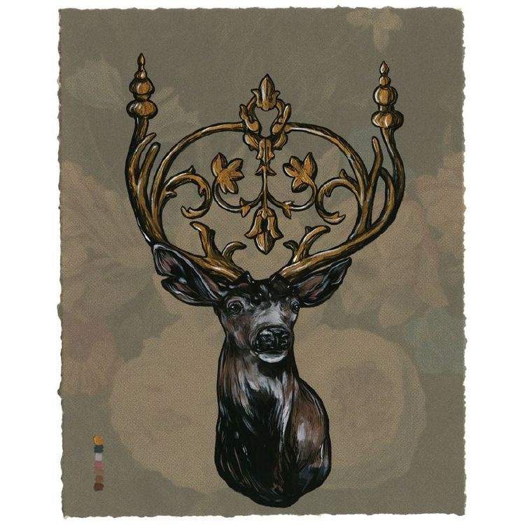Untitled (Victorian Deer #1) by Steve Seeley