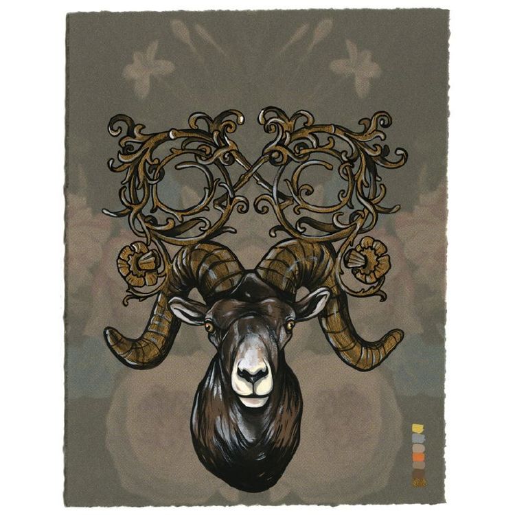 Untitled (Victorian Ram) by Steve Seeley