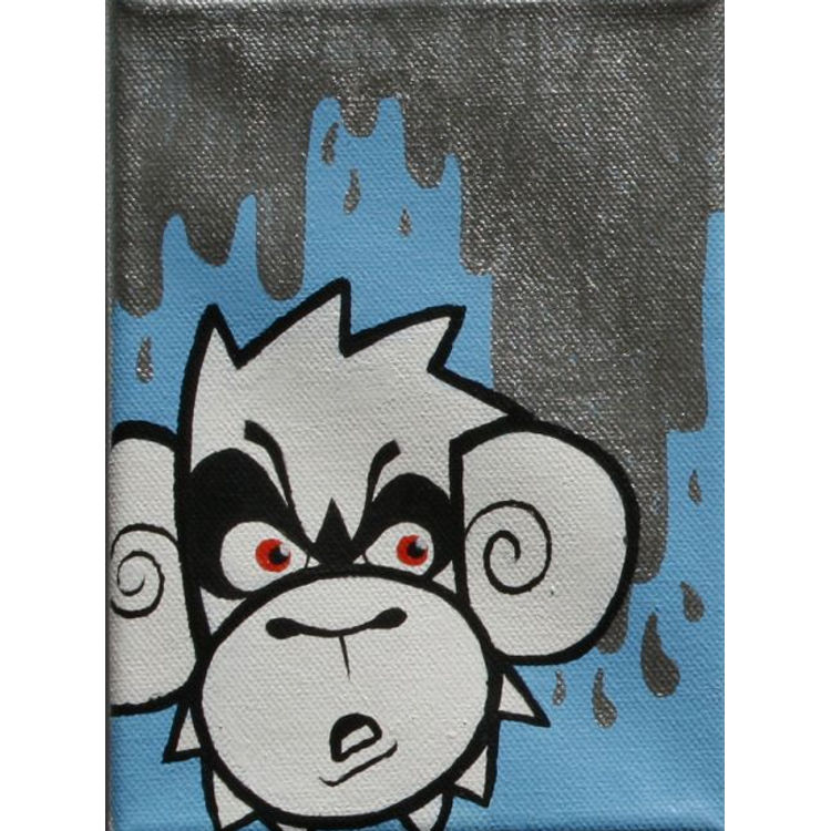 Mini Canvas (Blue) by Mighty Mo