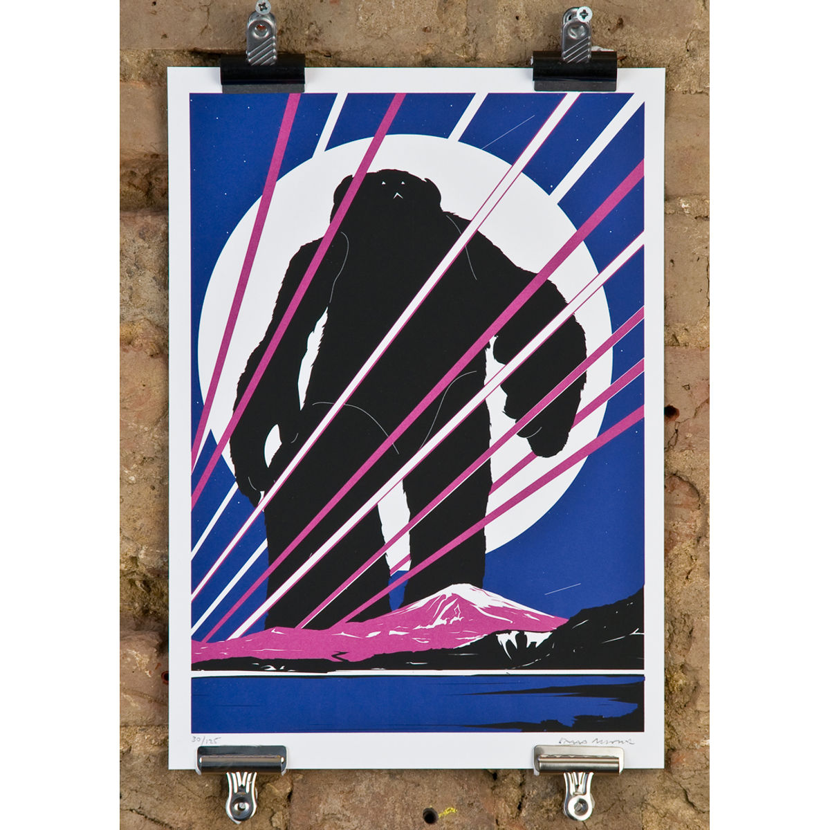 Yeti Over Mount Fuji XIII : Moonlit