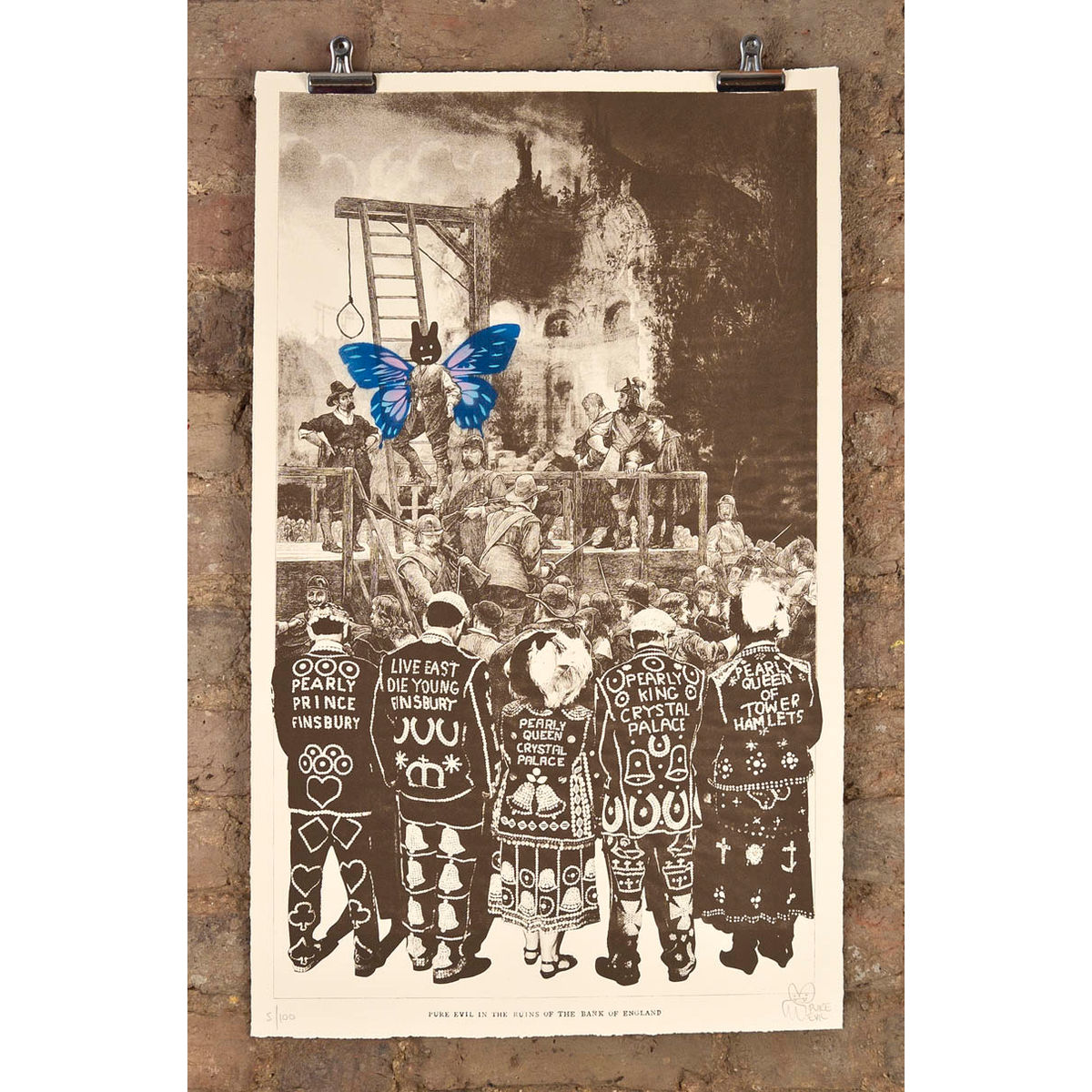 pure evil in the ruins of the bank of england