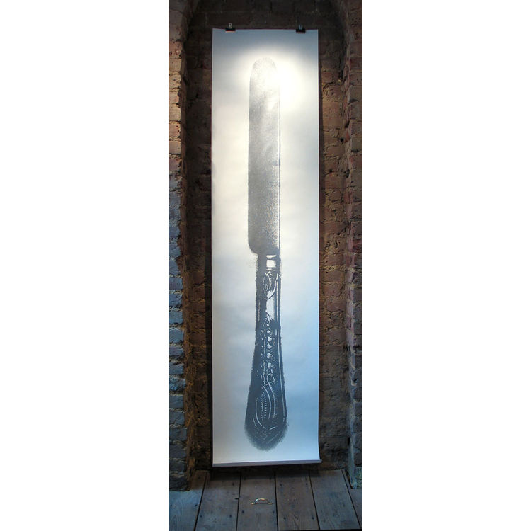knife (silver) by Tracy Kendall