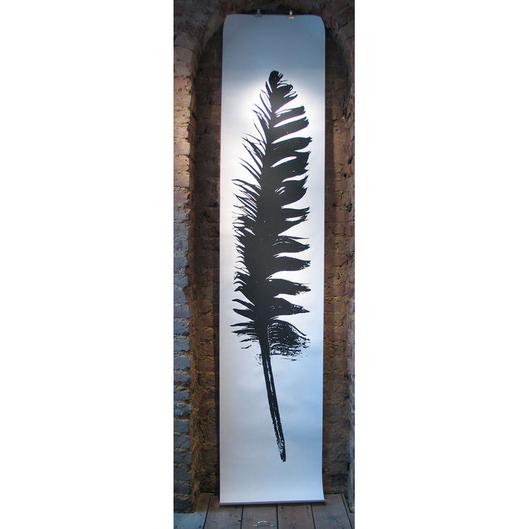 open feather (black) by Tracy Kendall