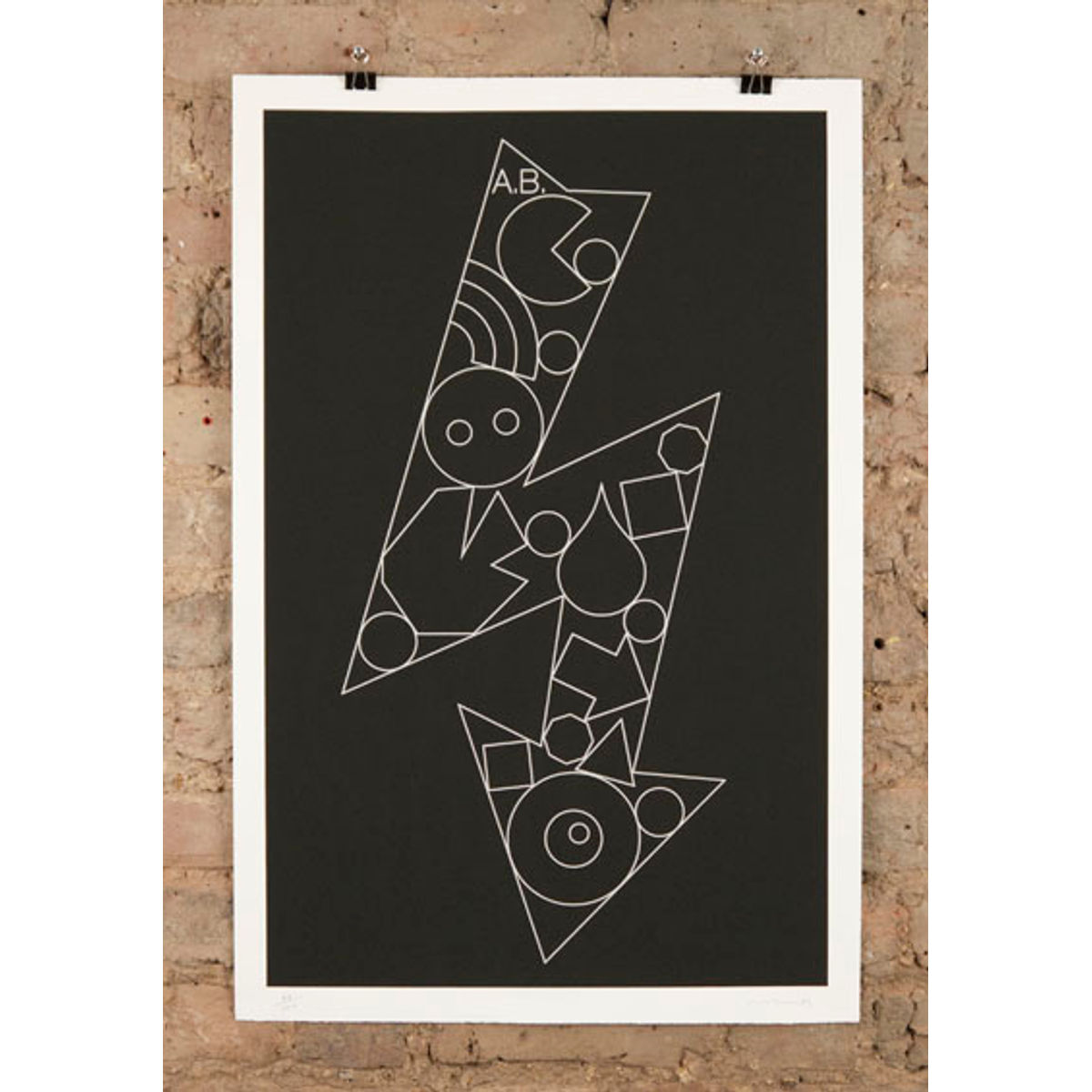 lightning with geometric forms