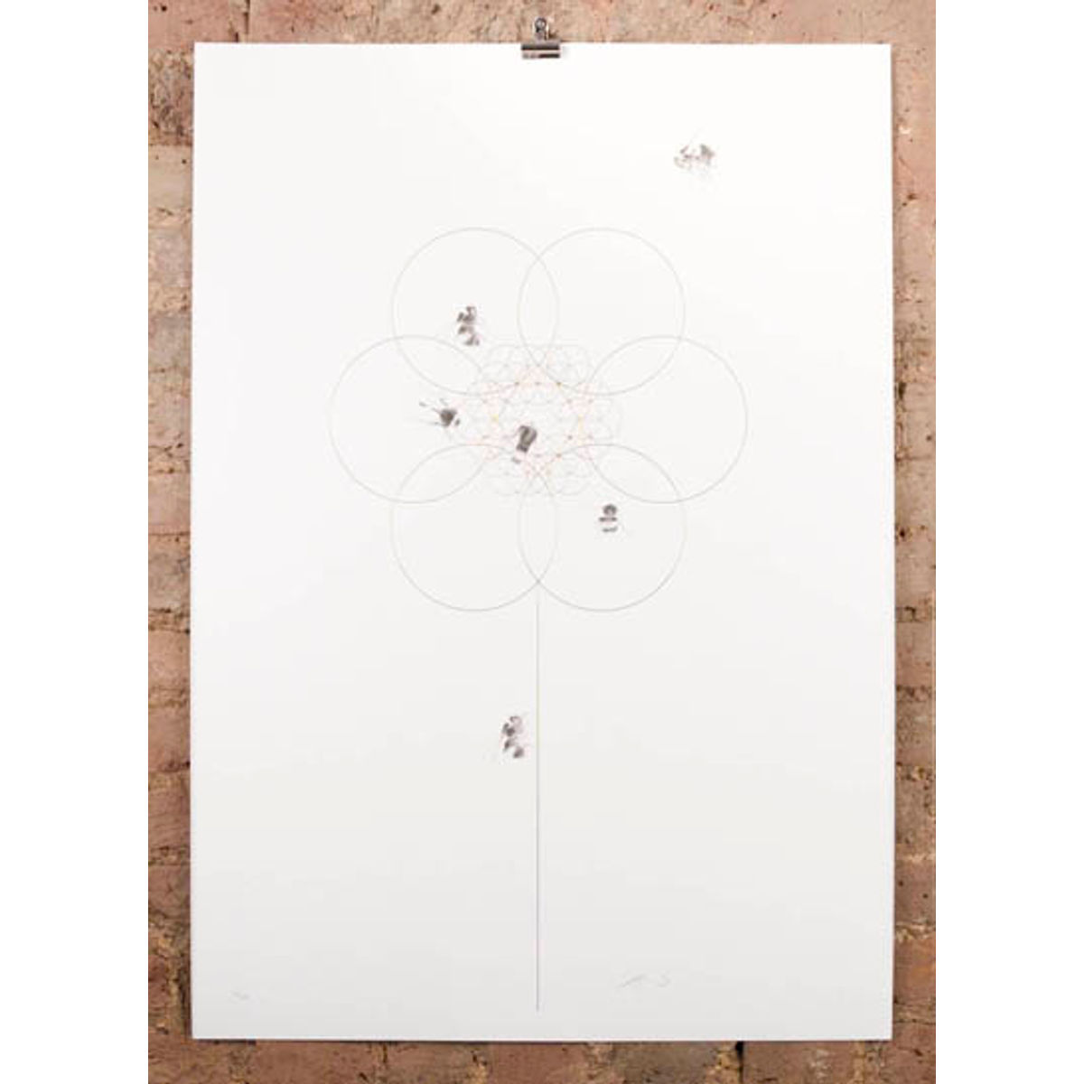 bee flower - double gold