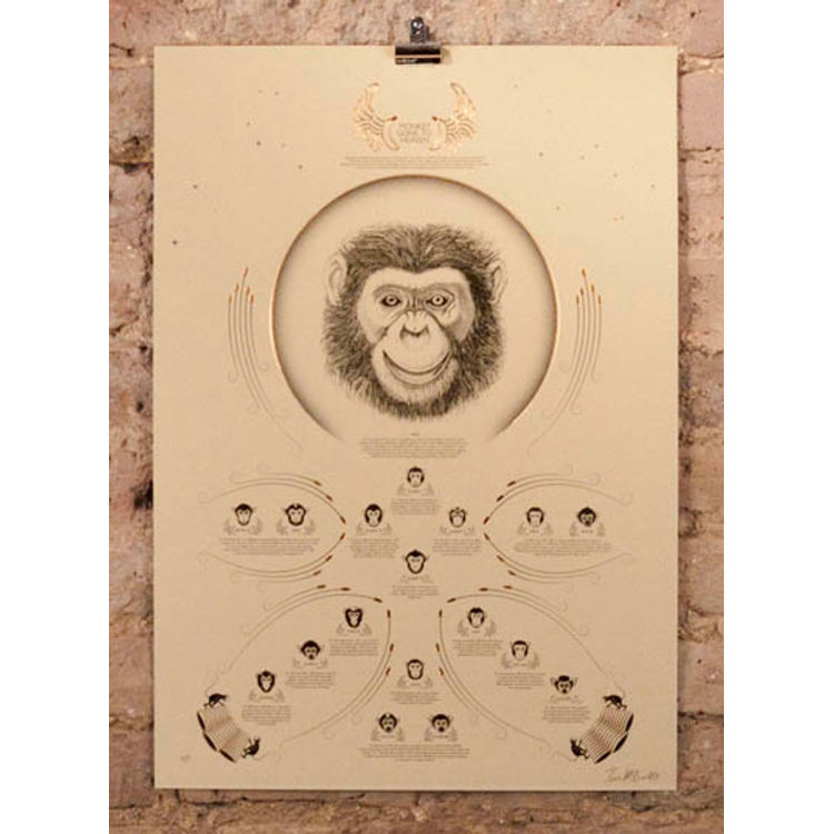 monkeys go to heaven - fossil by ian mcdonnell