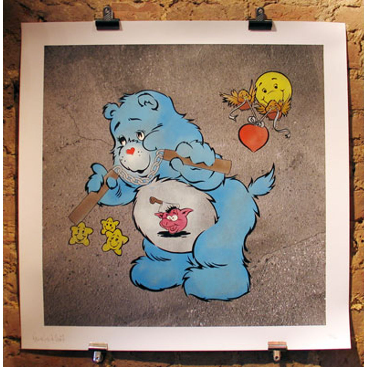 scare bear: blue