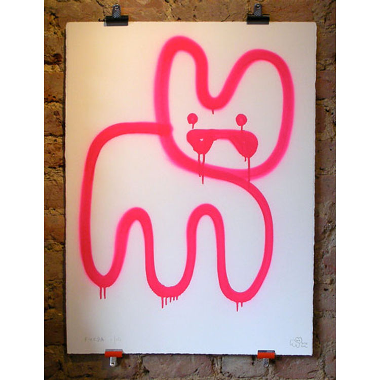 montana bunnies, fuchsia by Pure Evil